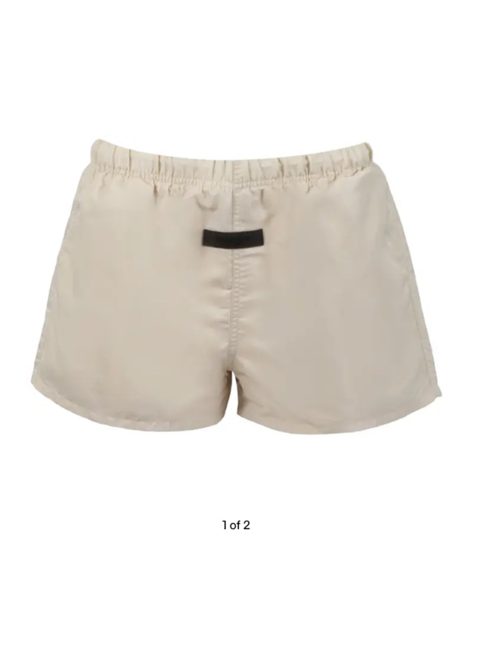 Fear of God Eggshell Running Shorts